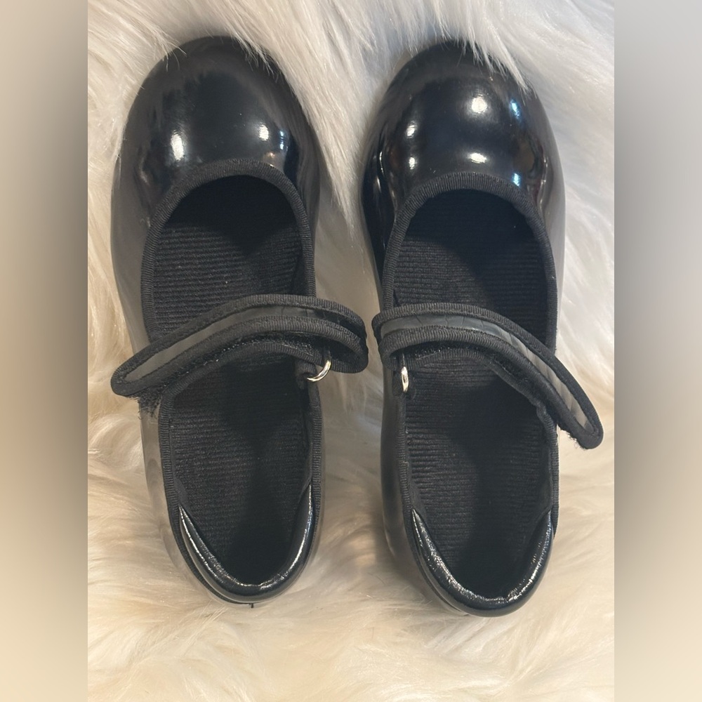 Girls Black Patton Tap Shoes Size 11